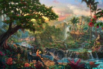 150の主題の芸術作品 Painting - ジャングル・ブック TK ディズニー